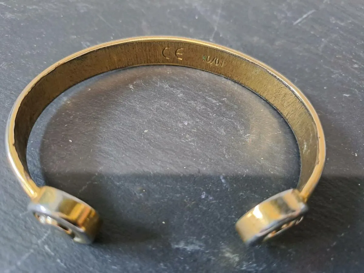 Bioflow duet magnetic bracelet gold plated - Image 3