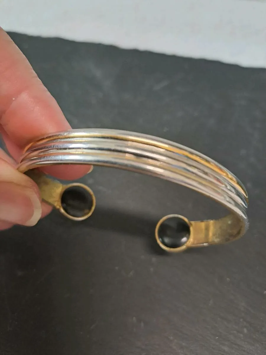 Bioflow duet magnetic bracelet gold plated - Image 4