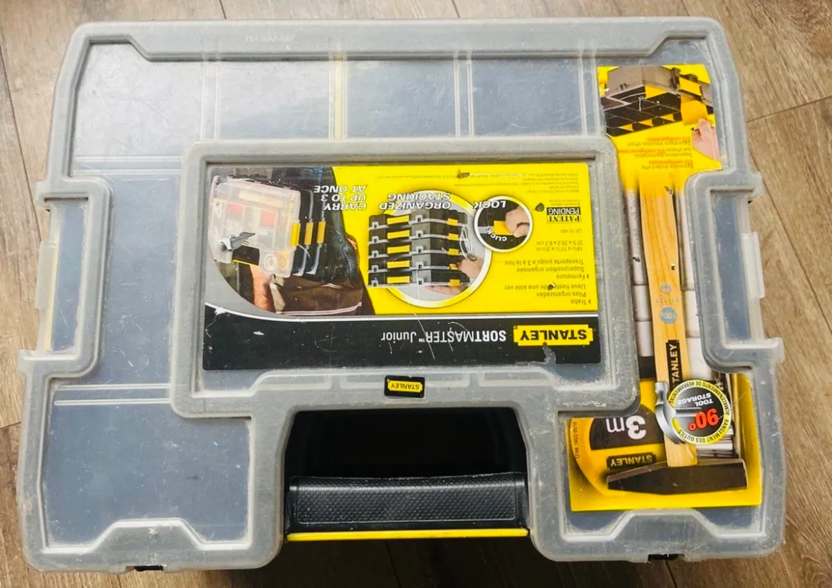 Three hard plastic tools boxes - Image 3