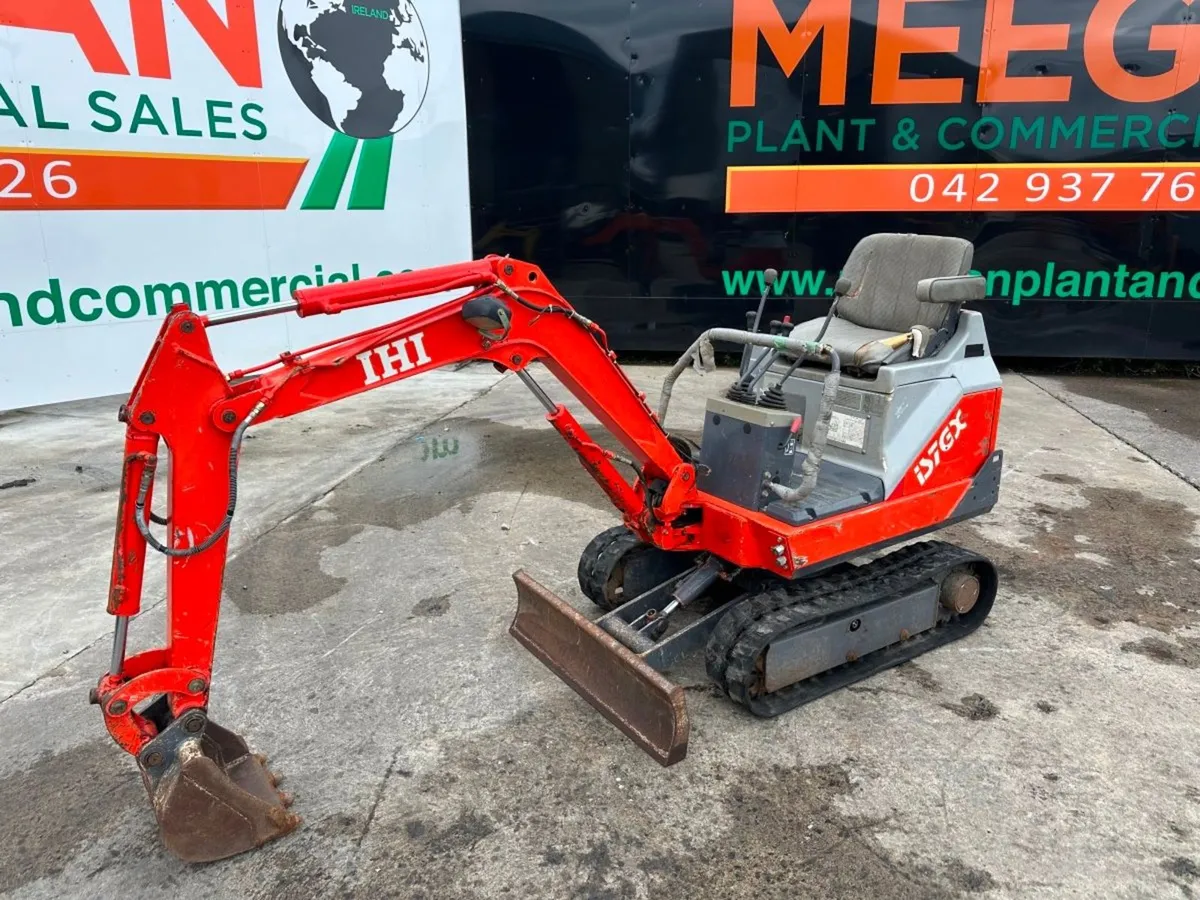 IHI MICRO MINI DIGGER ....DRY AS A BONE. - Image 4