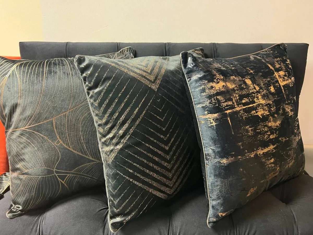Handcrafted Pillows 47x47cm set of 3 - Image 1