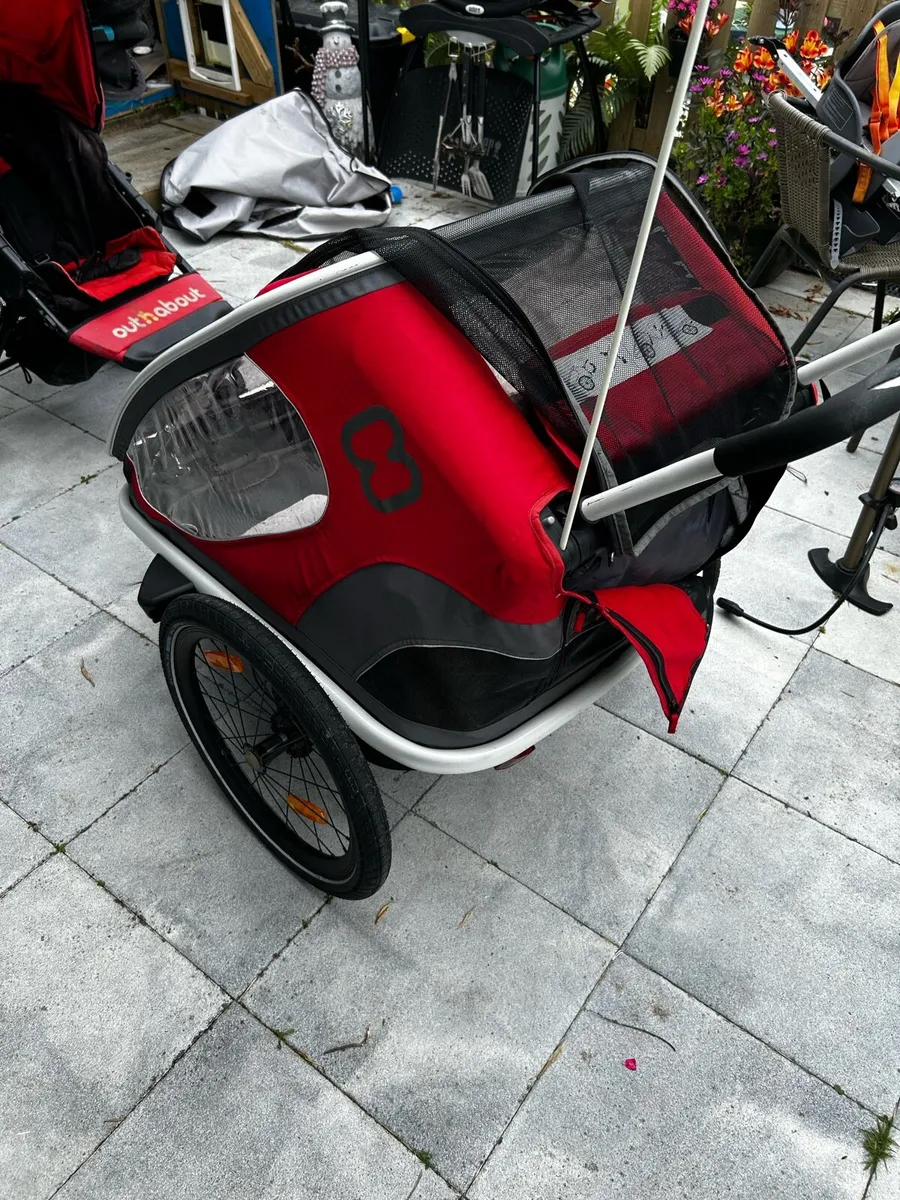 Hamax Outback Bike Trailer with cover - Image 1