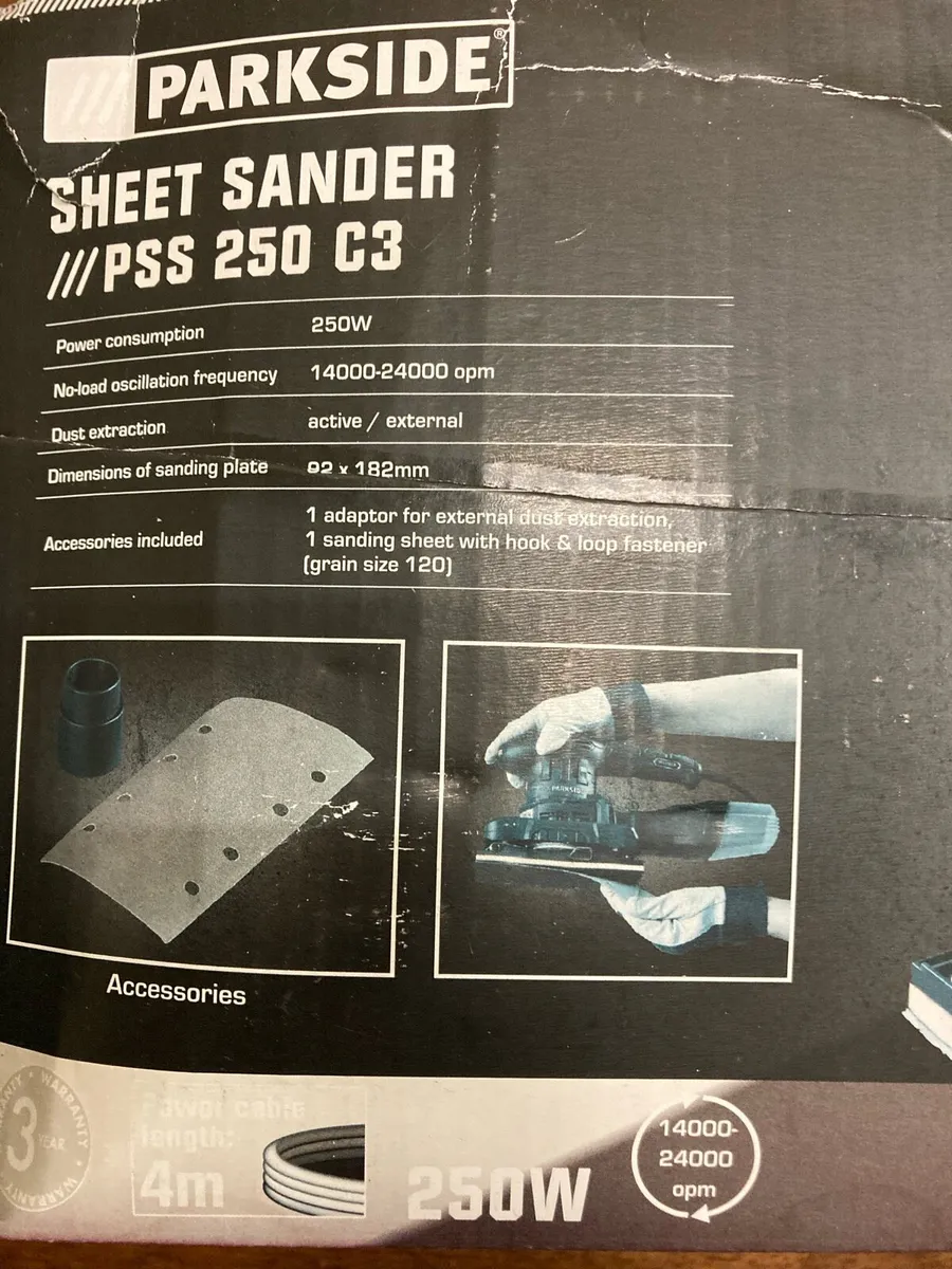 Parkside sheet sander - Image 1
