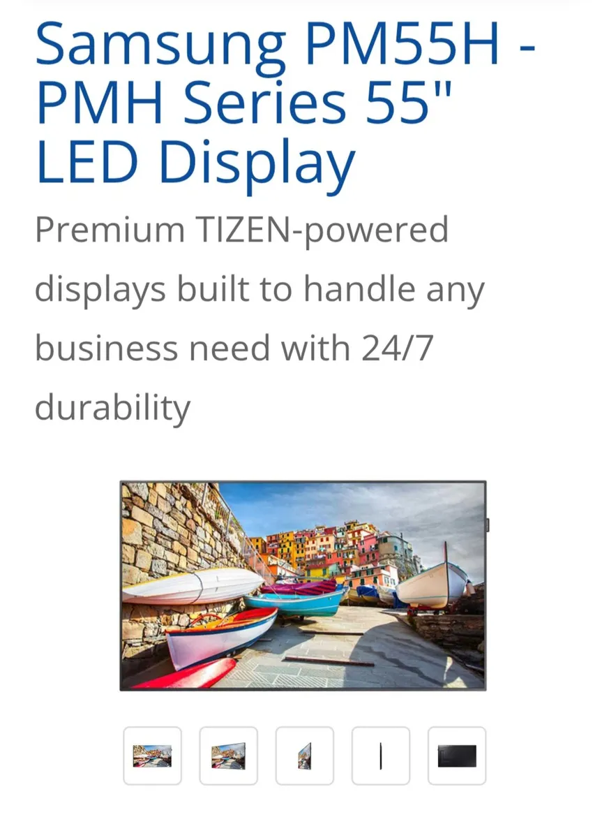 Samsung PM55H  55" TV - Image 1