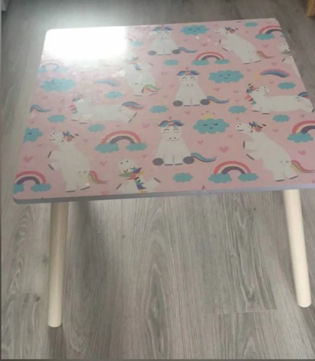 kids unicorn table - Image 1