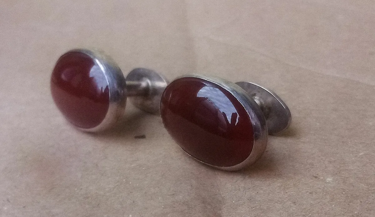 Pair Silver Cufflinks - Image 3
