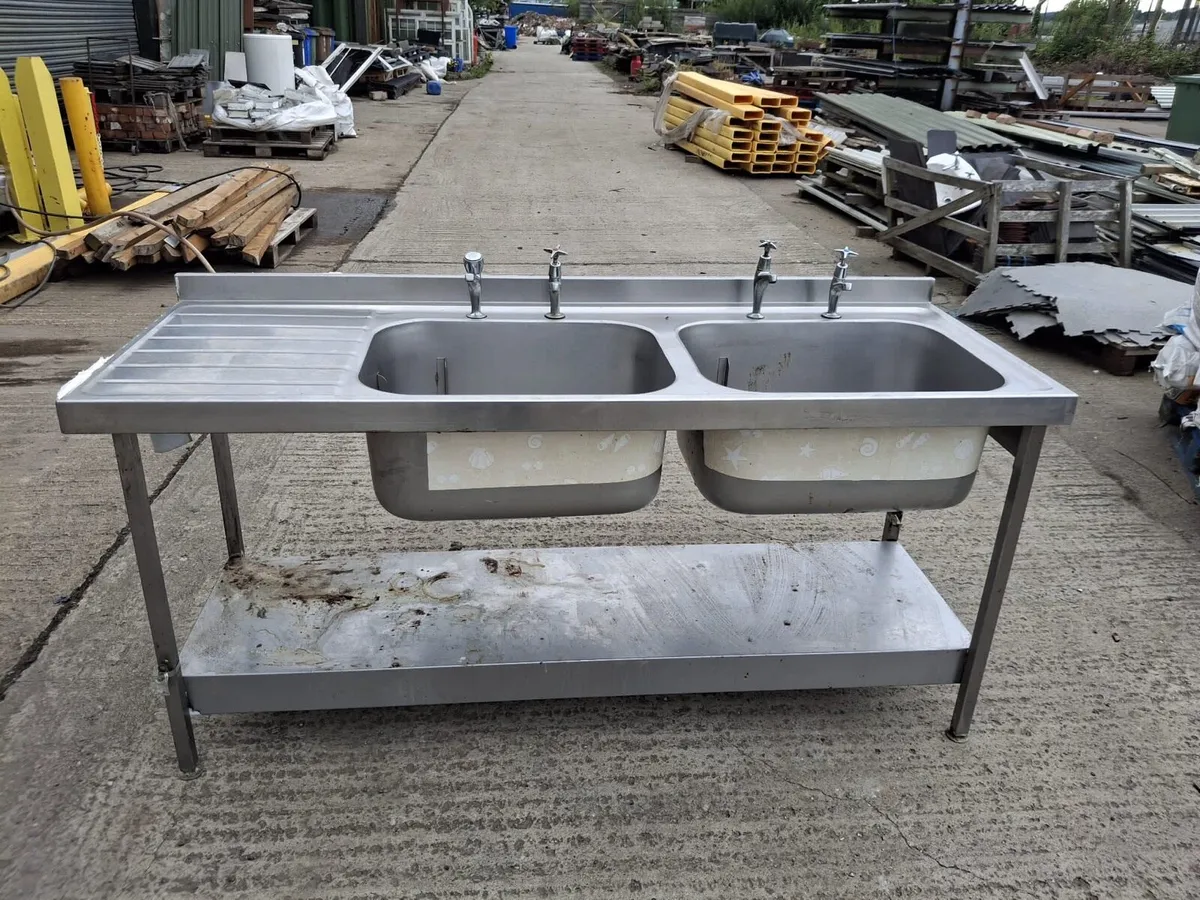 Stainless Steel Sink 1.8m x 650mm deep