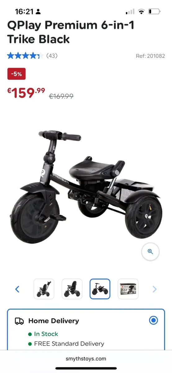 QPlay Premium 6-in-1 Trike - Image 1