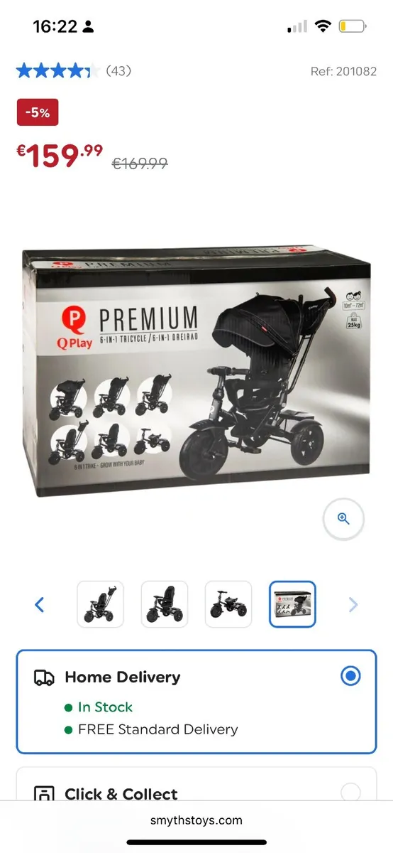 QPlay Premium 6-in-1 Trike - Image 2