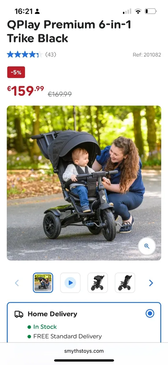 QPlay Premium 6-in-1 Trike - Image 4