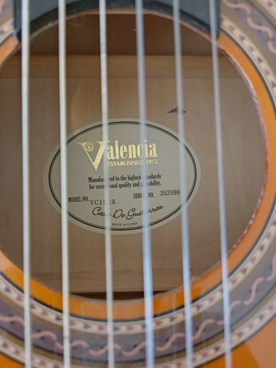 Valencia Guitar with carrier bag - Image 3