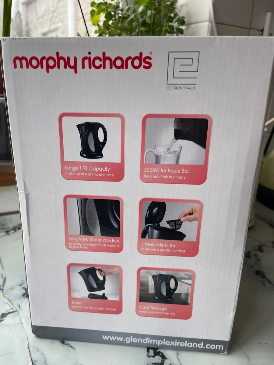 Kettle Morphy Richards 1.7 Jug Black - Image 3