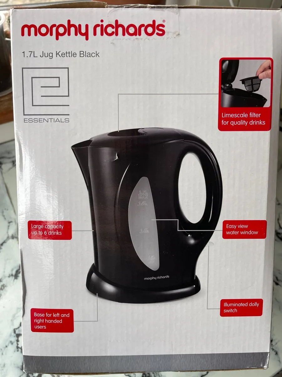 Kettle Morphy Richards 1.7 Jug Black - Image 4