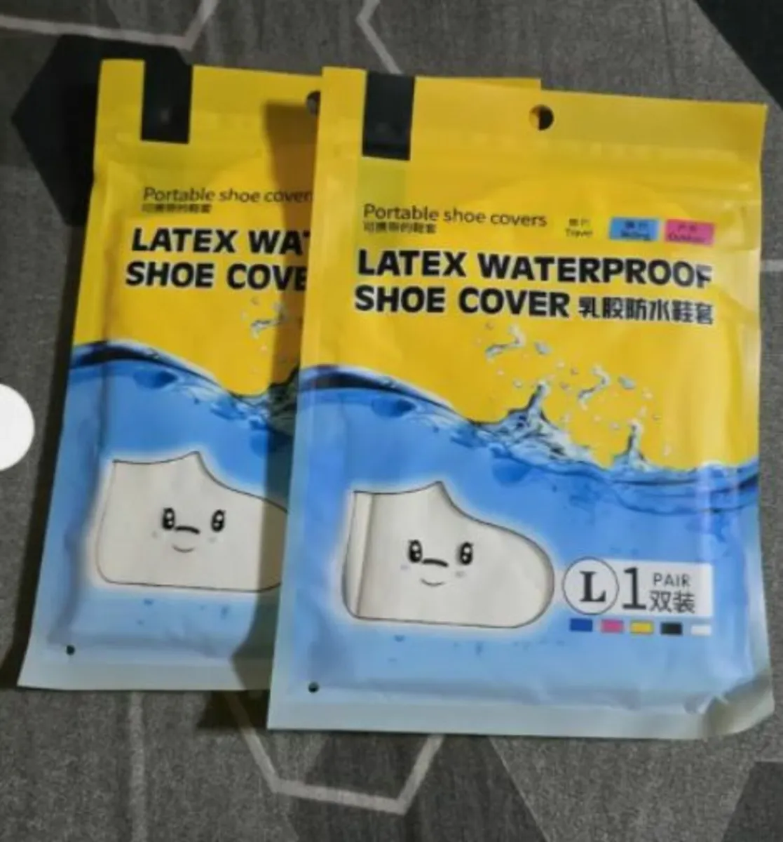 Latex Shoe Covers - Reusable Waterproof Rain Boots - Image 2