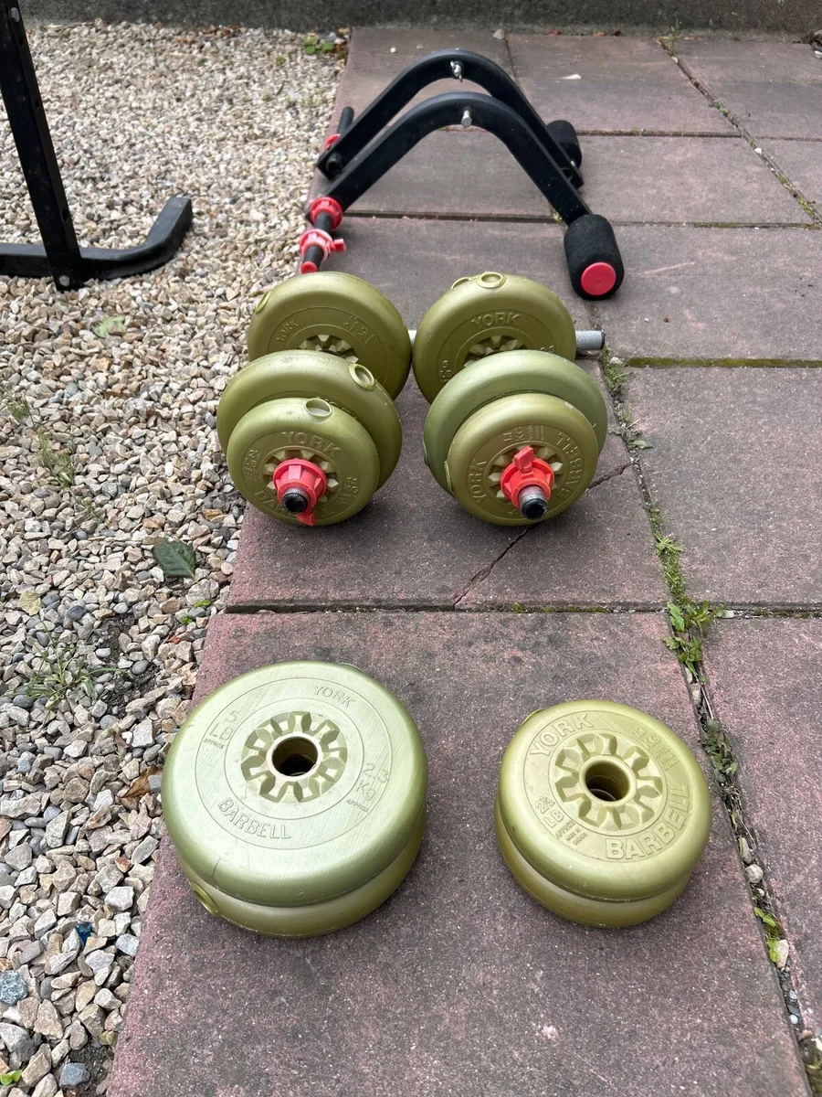 Weights bench and weights - Image 2