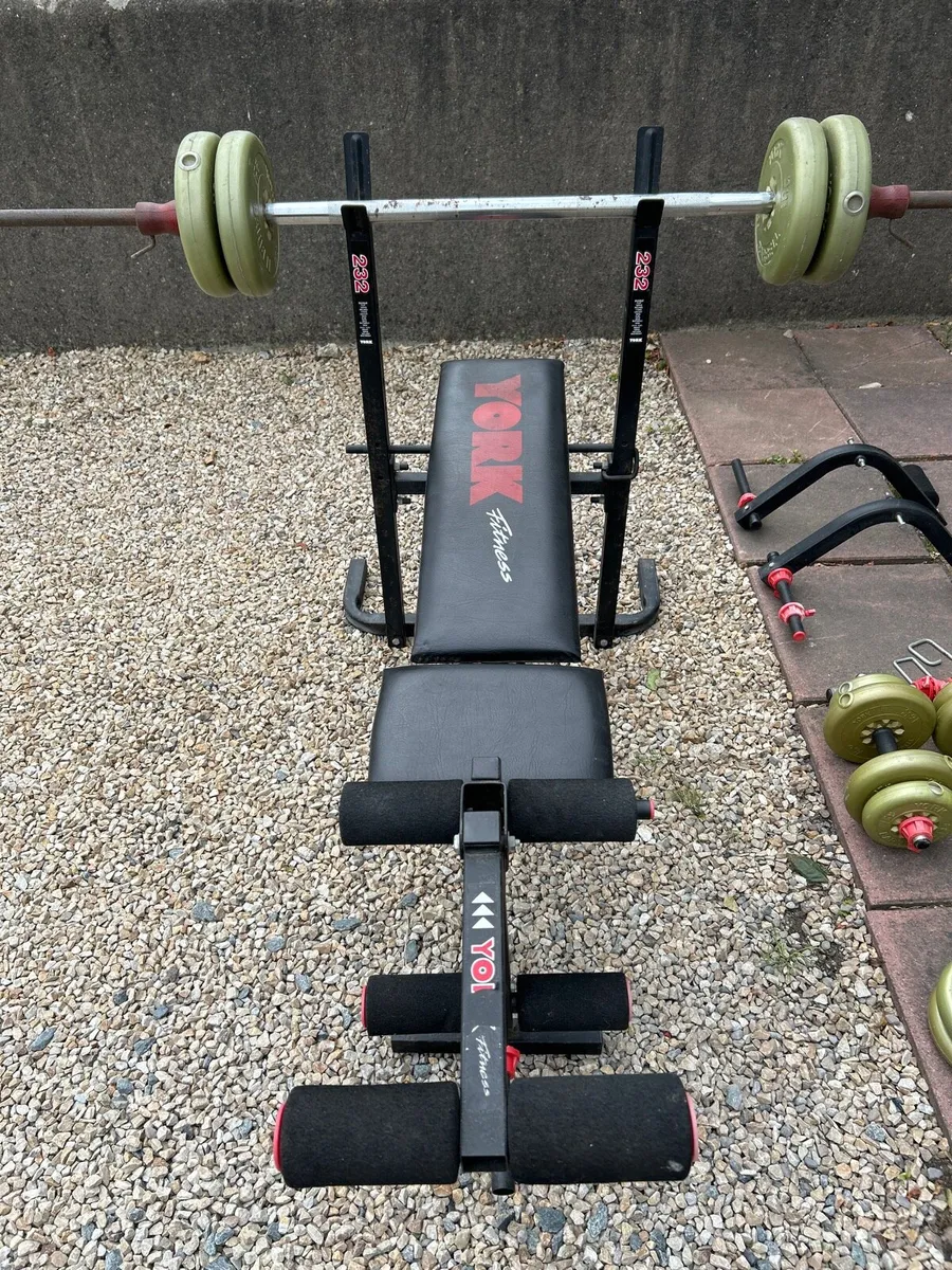 Weights bench and weights - Image 3