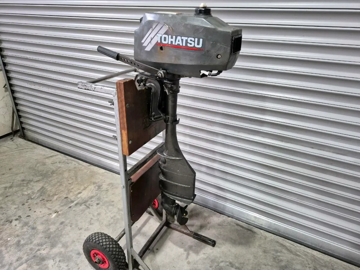 Tohatsu 3.5hp 2 stroke long shaft boat outboard, - Image 1
