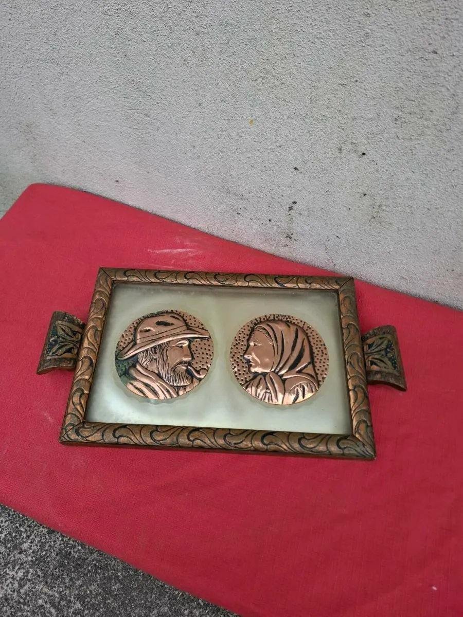 Lovely old tea tray postage possible
