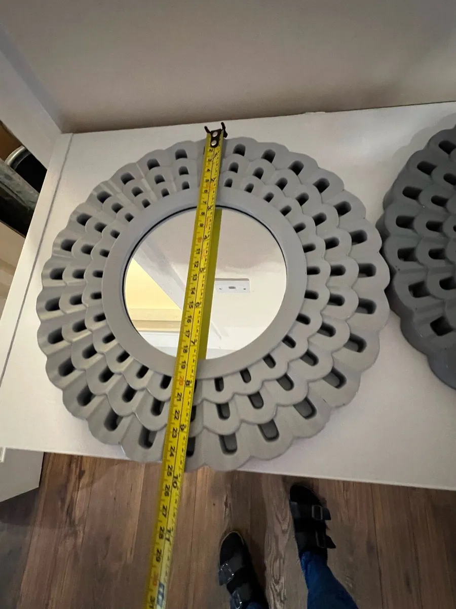 Set of 3 mirrors 25 cm - Image 2
