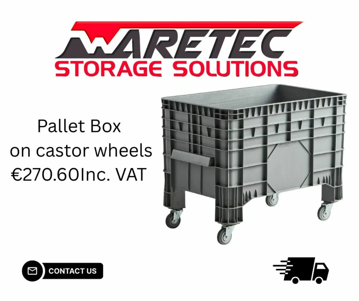 Pallet Box on wheels - Image 1