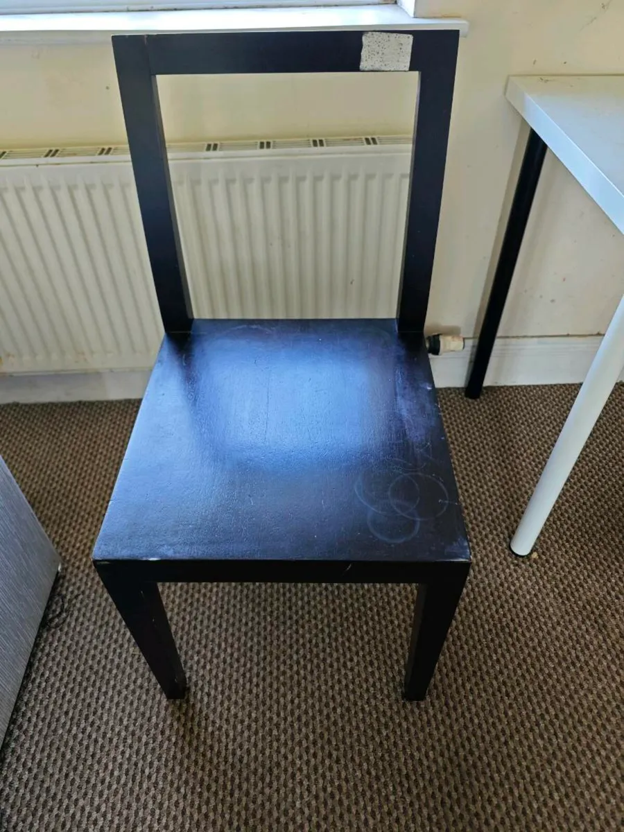 black chair