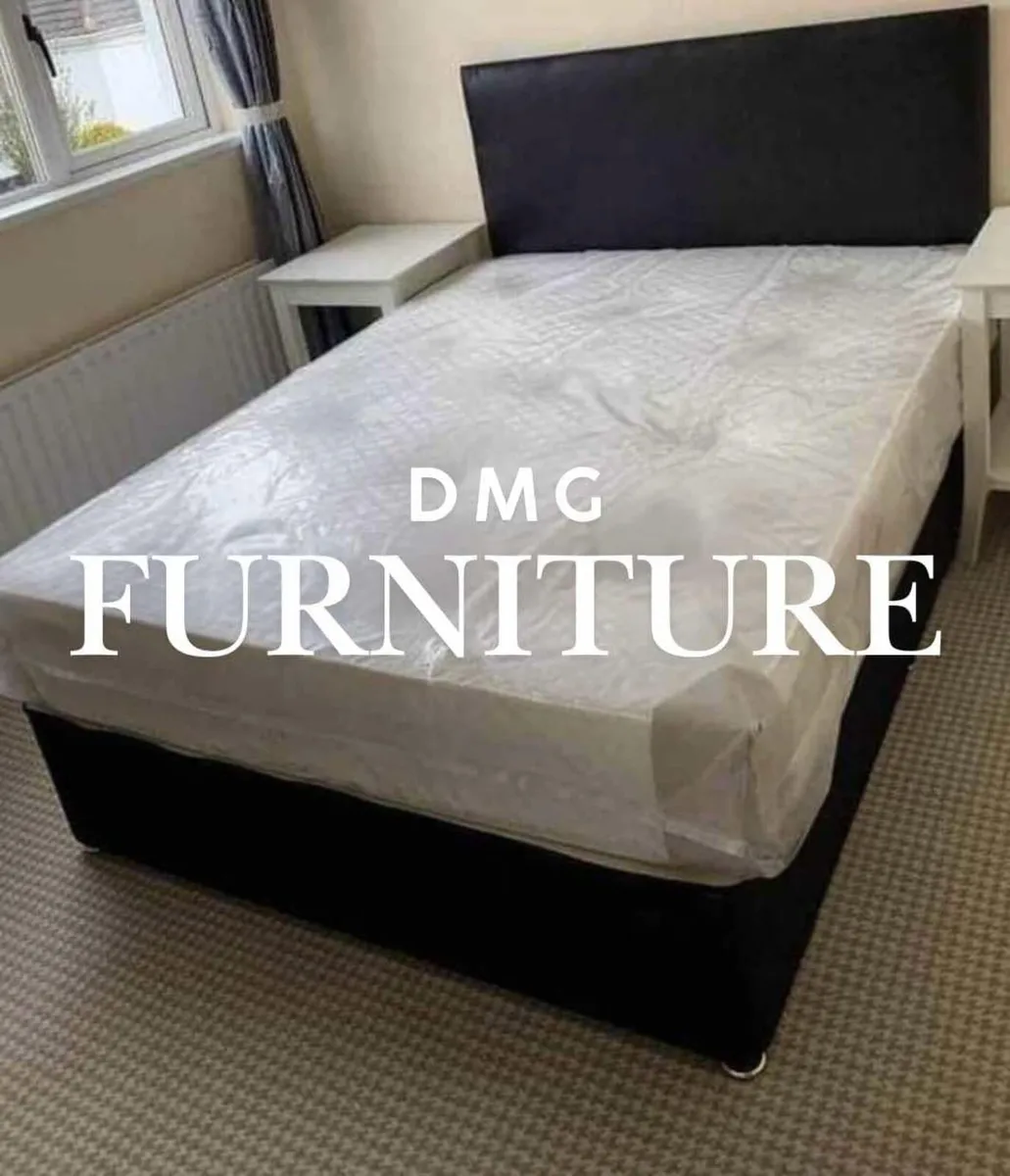 New Divan Beds With Mattresses And Headboard - Image 1