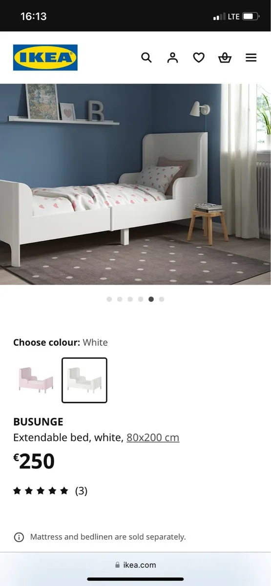 Kids extendable bed - Image 2
