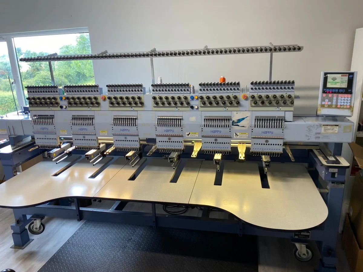 6 Head Happy Embroidery Machine - Image 1