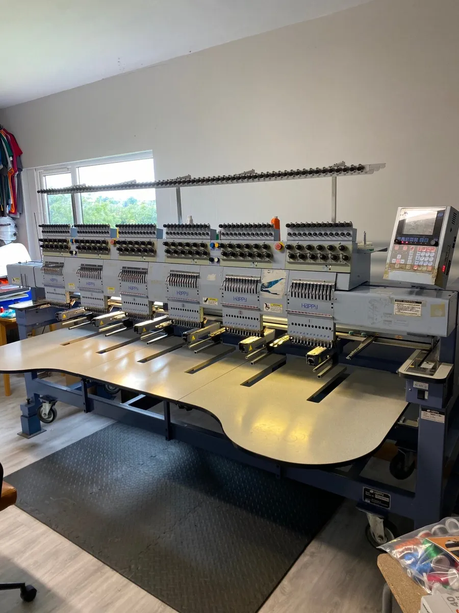 6 Head Happy Embroidery Machine - Image 2