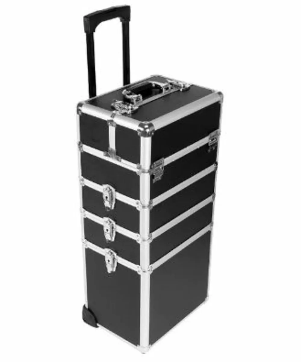 Makeup Trolley Cosmetic Case Aluminium - Image 2