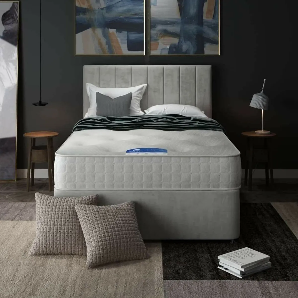 New Divan Beds With Mattresses And Headboard - Image 1