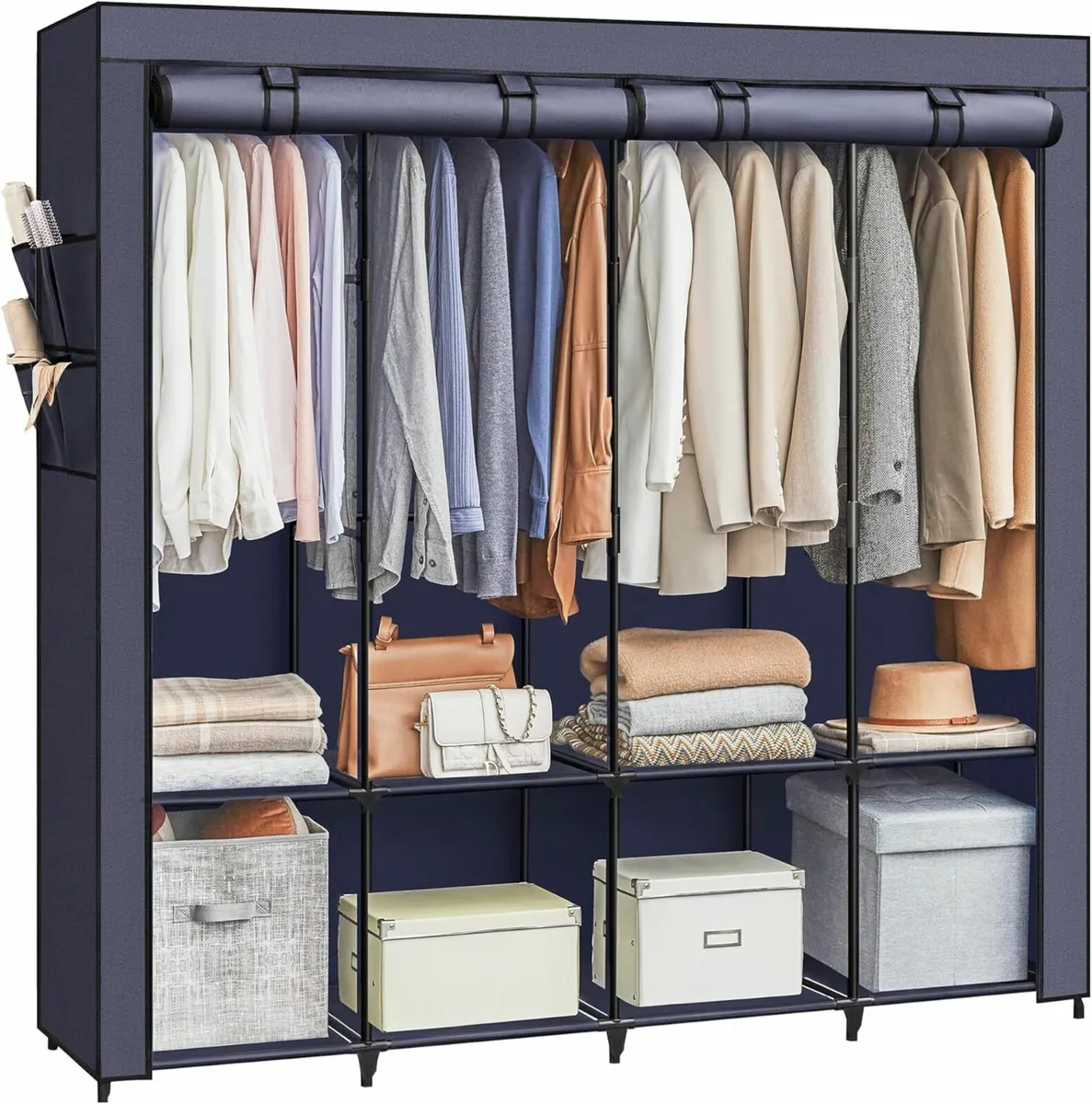 Clothes Wardrobe, Portable Closet Organiser - Image 1