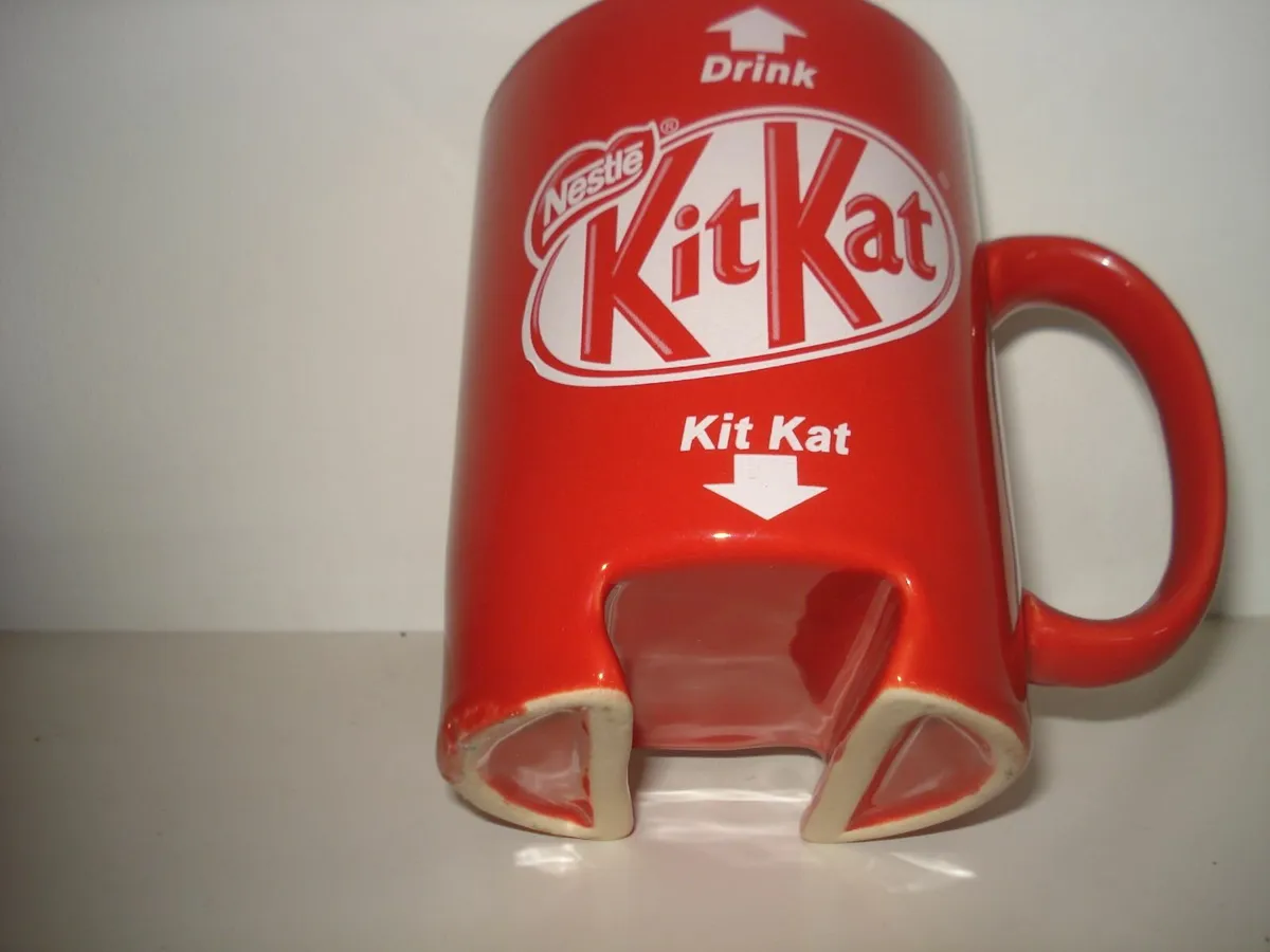 NESTLE KIT KAT CERAMIC SLOT HOLDER  MUG. - Image 2
