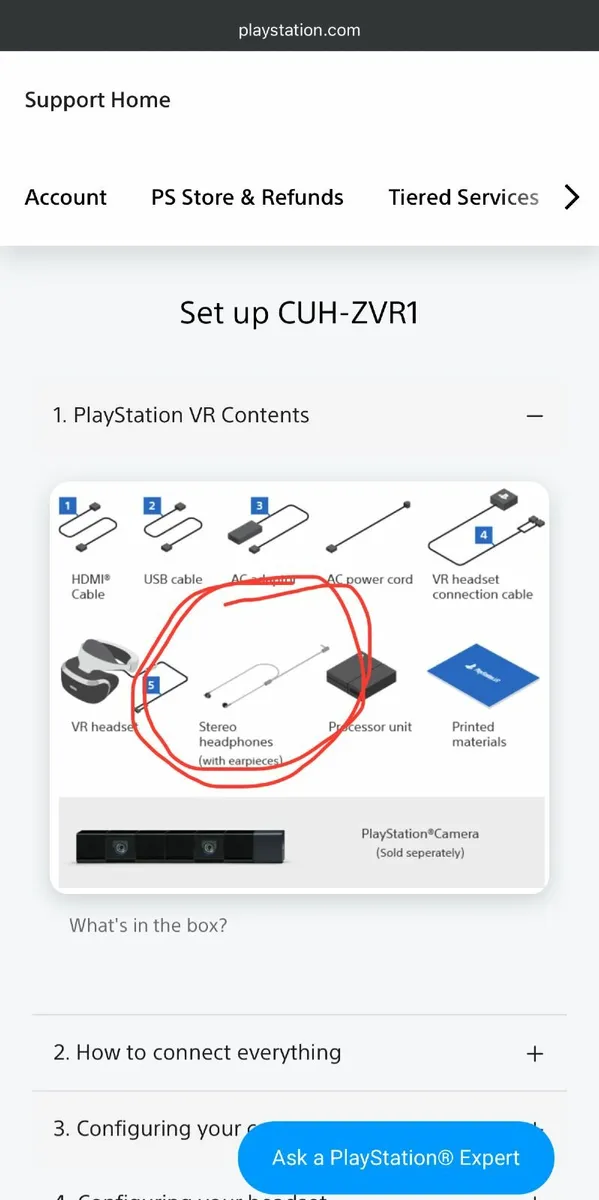 PS VR CUH-ZVR1 Headphones - Image 1
