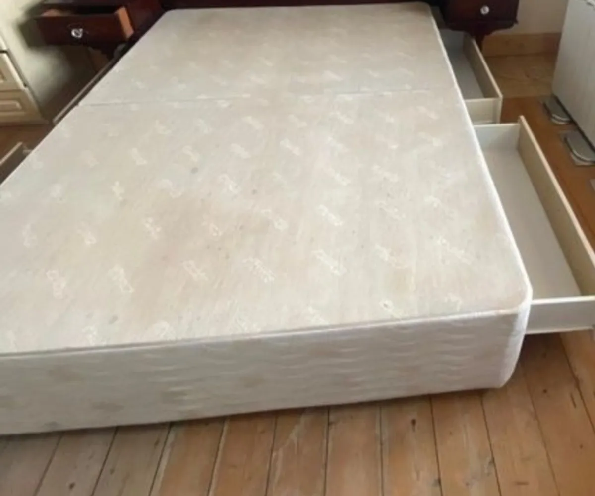 King Size Bed Base & Headboard. Delivery Available - Image 2