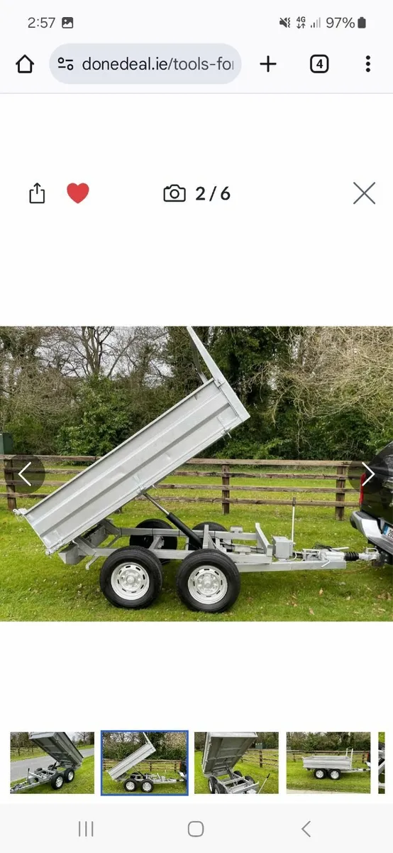 Tipper Trailer 7X4 - Image 2