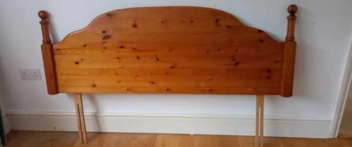 King Size Bed Base & Headboard. Delivery Available - Image 3