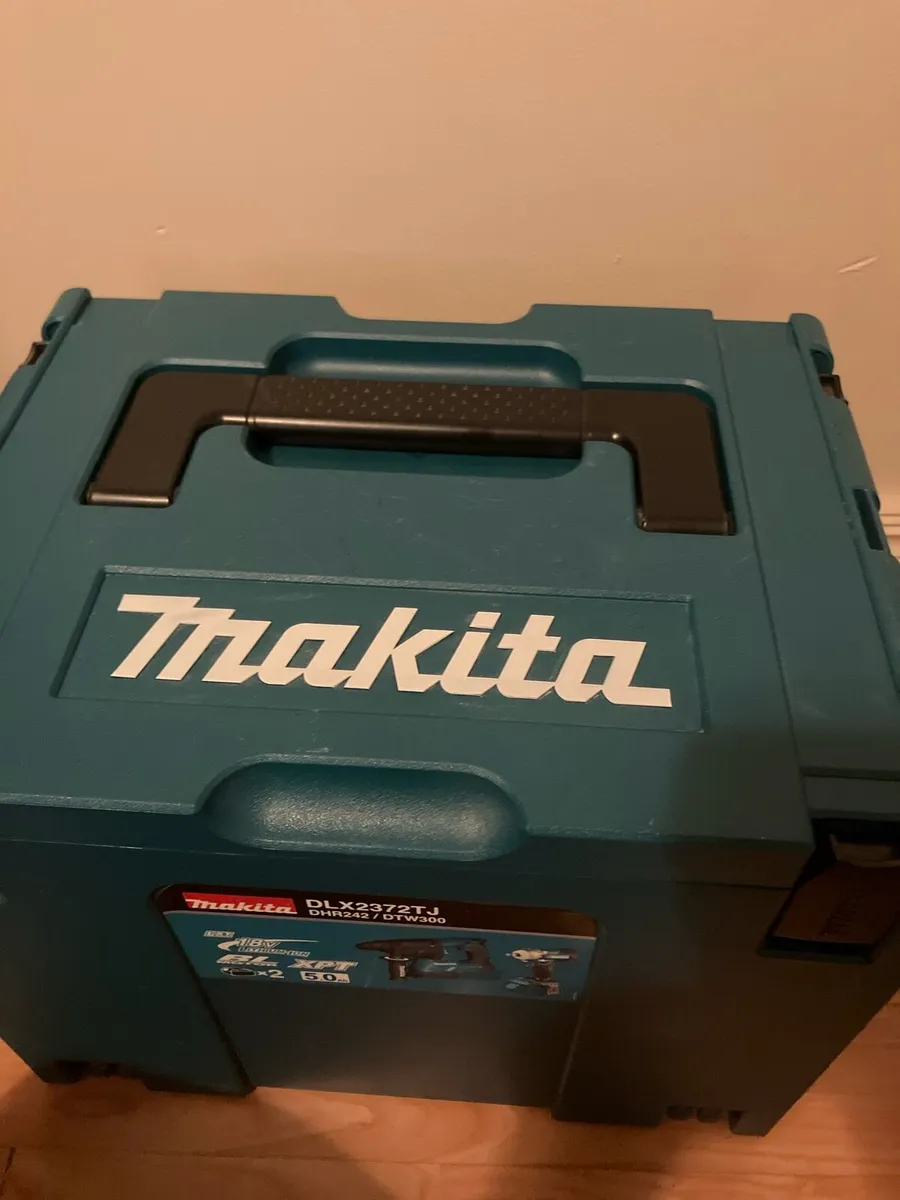 Makita impact driver and combi drill in box - Image 1