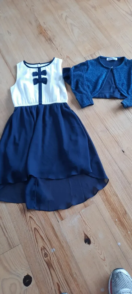 Beautiful dress and cardigan- age 9/10 yrs - Image 1