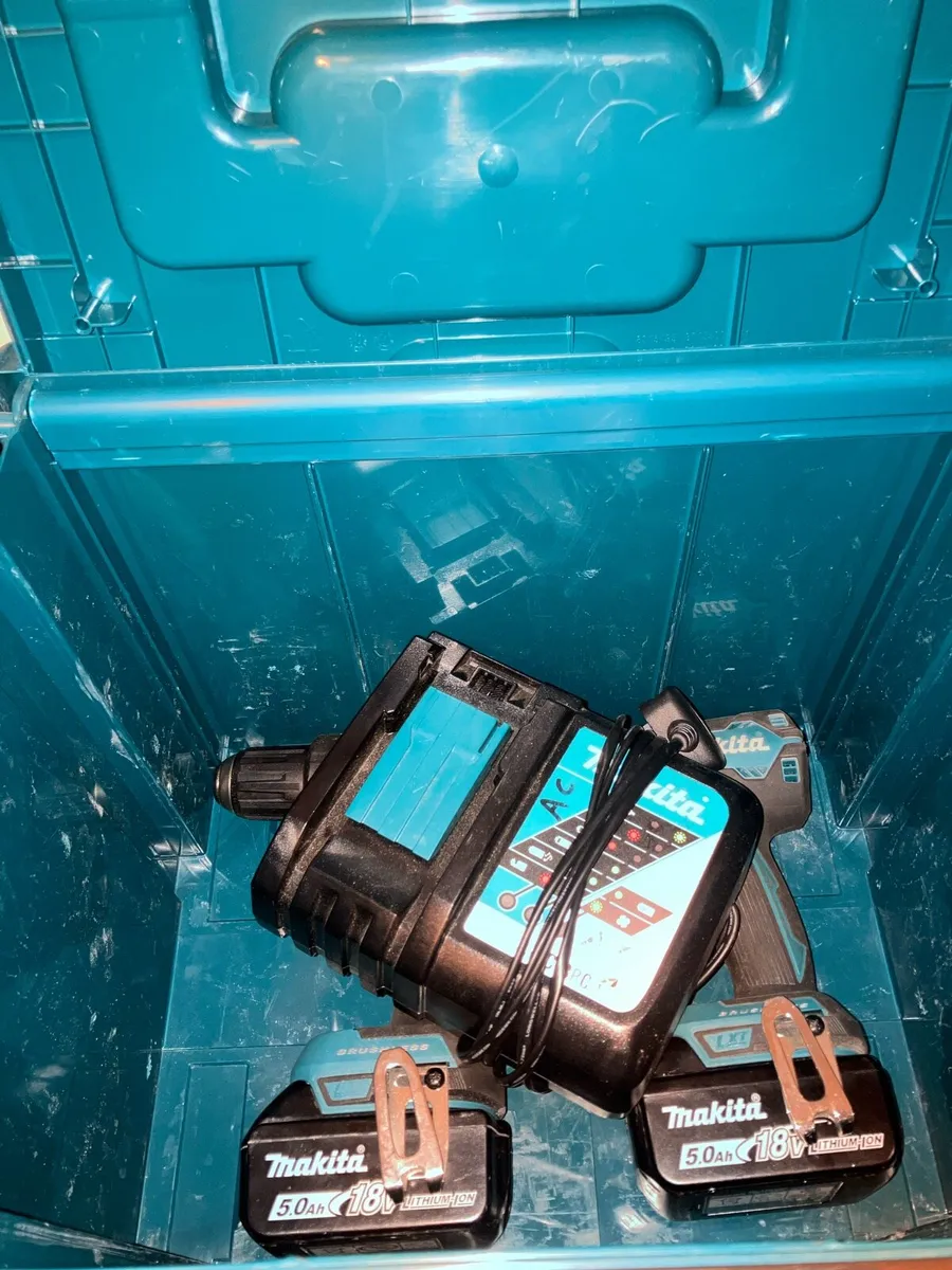 Makita impact driver and combi drill in box - Image 2