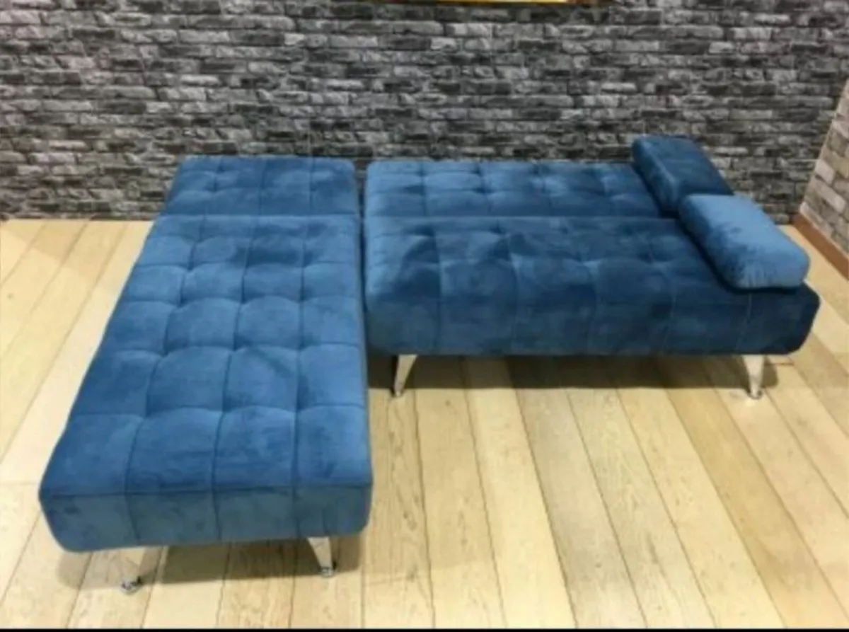 ✅ Sleek & Snug – Nordic Sofa Bed with Chaise - Image 2