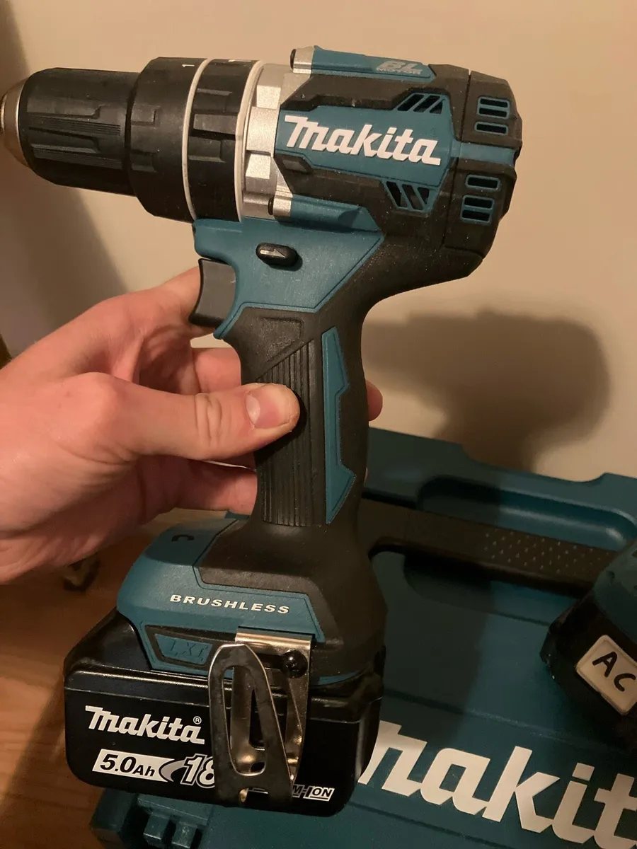 Makita impact driver and combi drill in box - Image 4