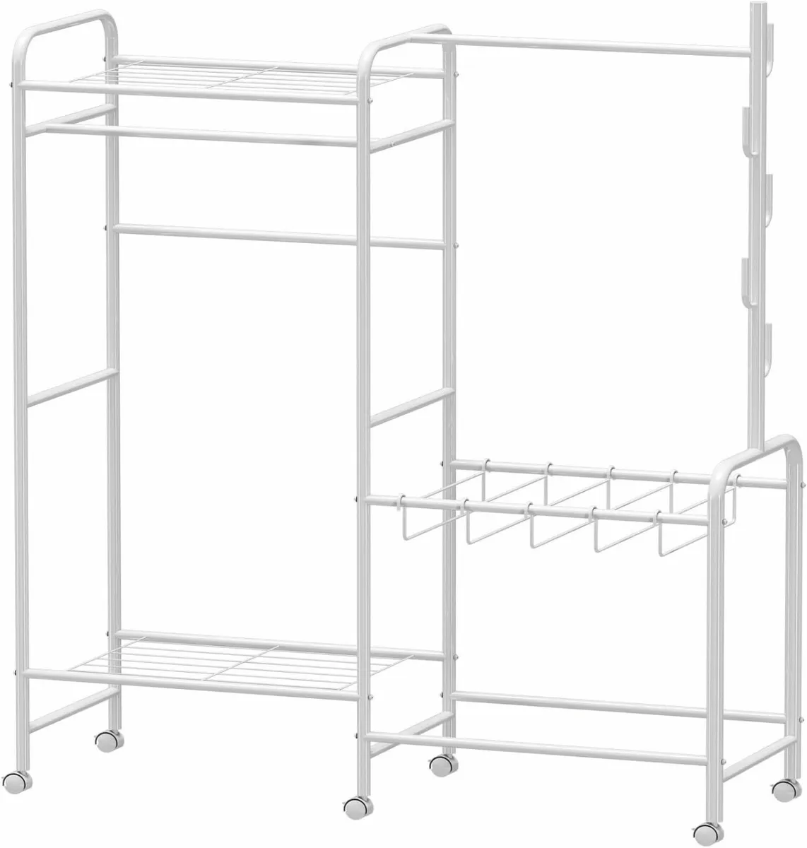 Heavy Duty Clothes Rail Wheels Garment Rack - Image 1