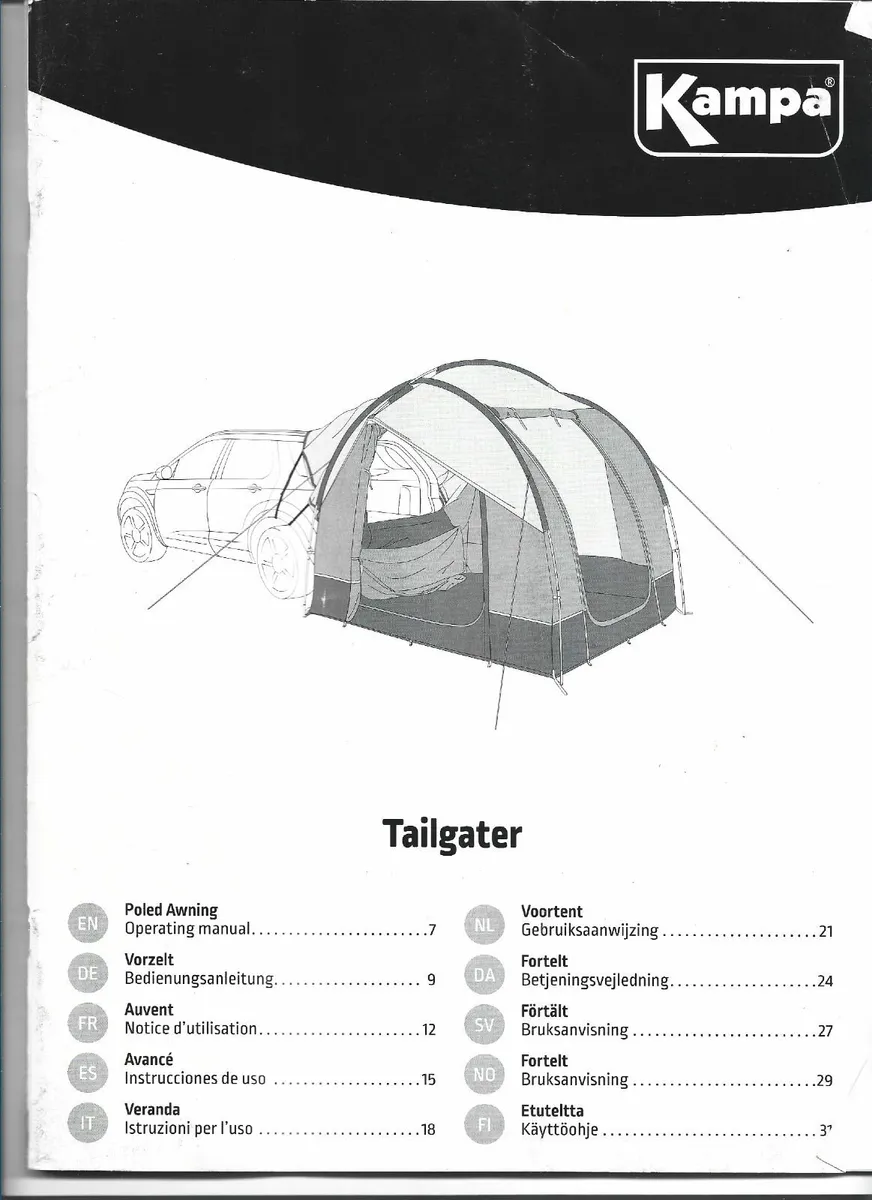 Kampa TailgaterTent - Image 1