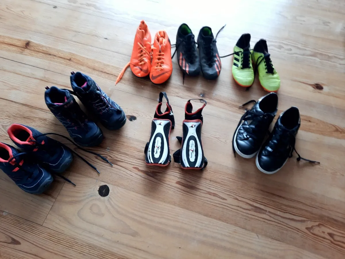 Football boots/ shin guards/hiking boots/shoes - Image 1
