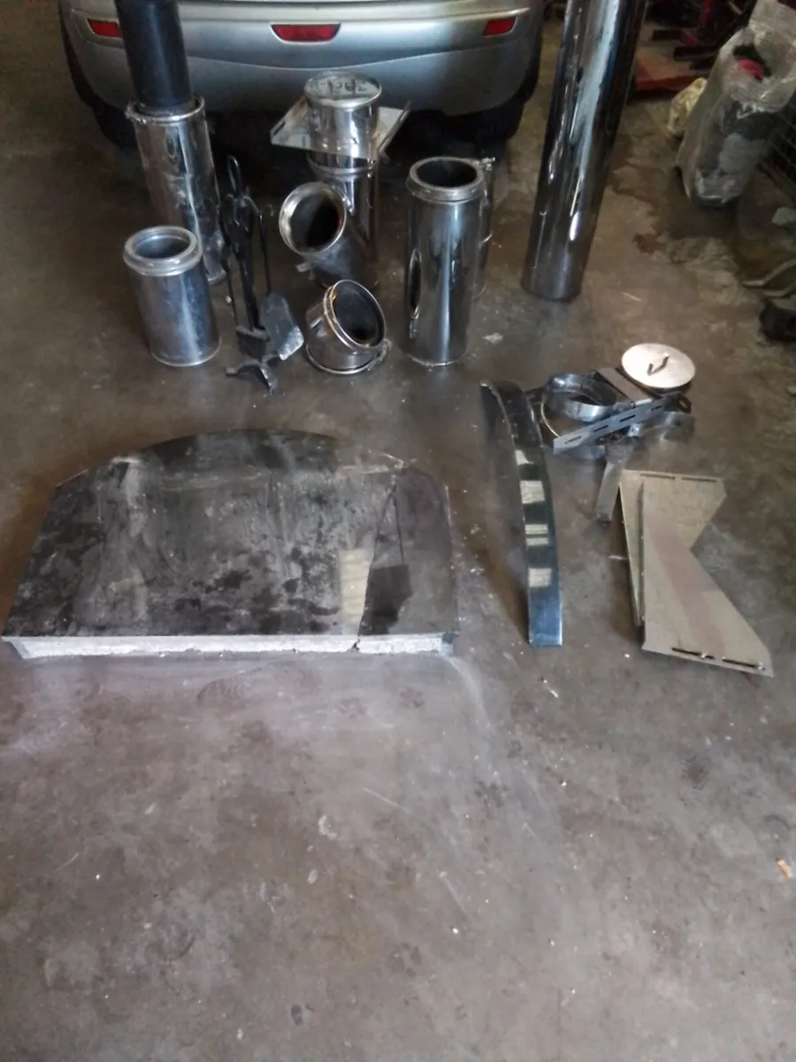 Very large woodburner /back boiler - Image 4