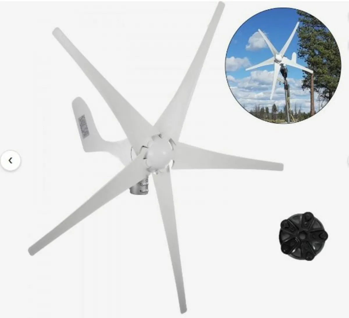 Wind Turbine 500W Wind Turbine Generator DC - Image 1