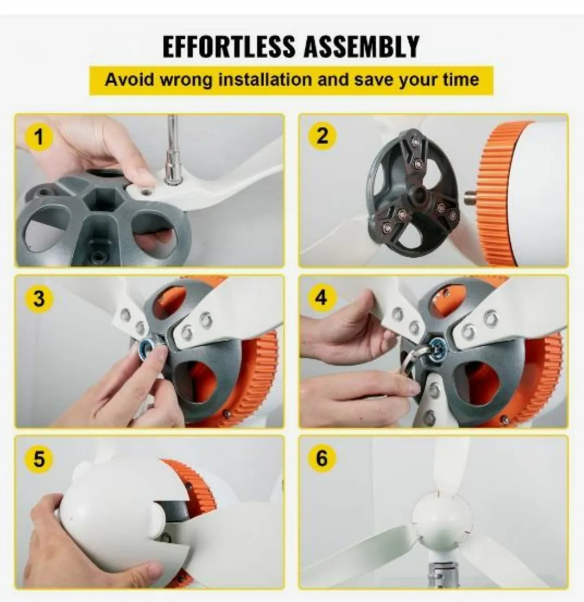 Wind Turbine Generator, 12V/AC Wind Turbine Kit - Image 4