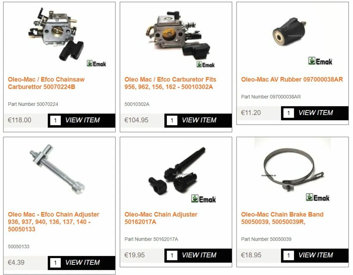 Oleo Mac / Efco Spare Parts - Image 3