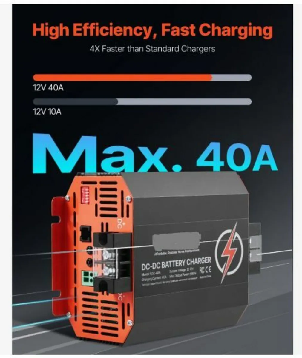12V 40A DC to DC Charger Battery Charger 500W - Image 2